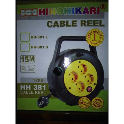 Box Kabel Gulung Rol Hinohikari 15m Full SNI 381S