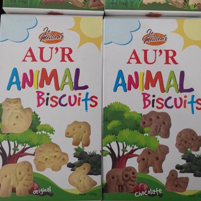 

Biskuit gambar animal makanan ringan