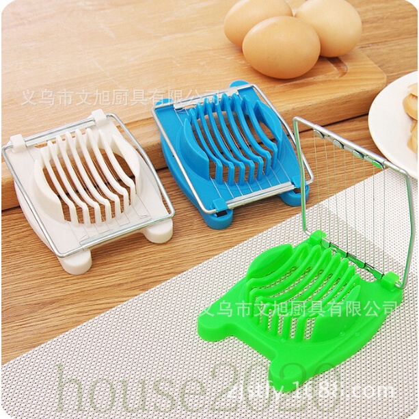 (House2020) Alat Pemotong / Pengupas Buah / Telur Multifungsi Bahan Stainless Steel Warna Acak