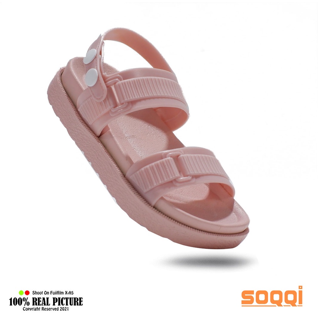 Sepatu sendal anak perempuan import jelly original sandal gunung let tali belakang anak-anak cewek karet untuk paud tk umur 5-10 tahun branded Soqqi-Bsln 2019 1K | 2019 1T promo keren lebaran cod murah 24-35