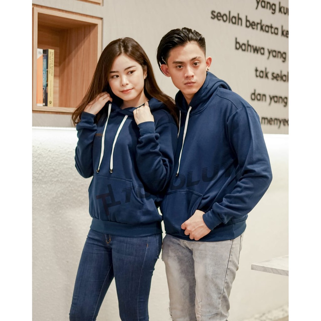 MUKZHOP - COUPLE SWEATER POLOS HOODIE / TOTOLUY MERK / NAVY