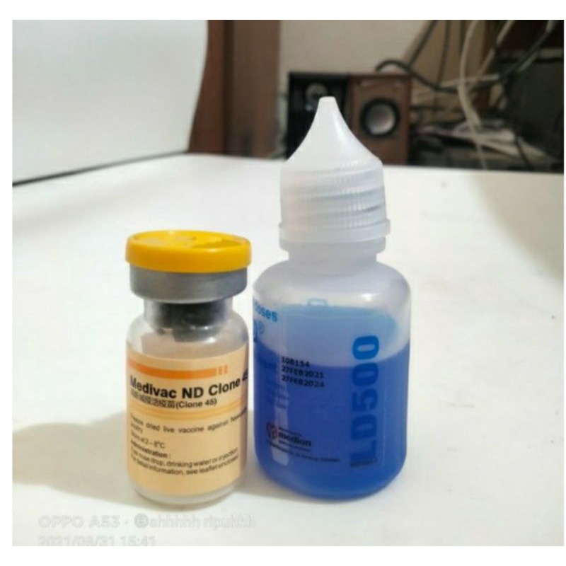 Vaksin Medivac ND Clone Kill 500 ekor pencegah penyakit wabah menular akut mematikan pd hewan ternak