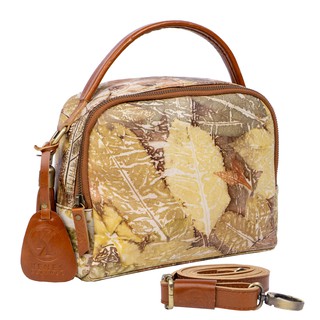 Jual Sling Bag Wanita Tas Selempang Kulit Asli NAILA Ecoprint - FREE