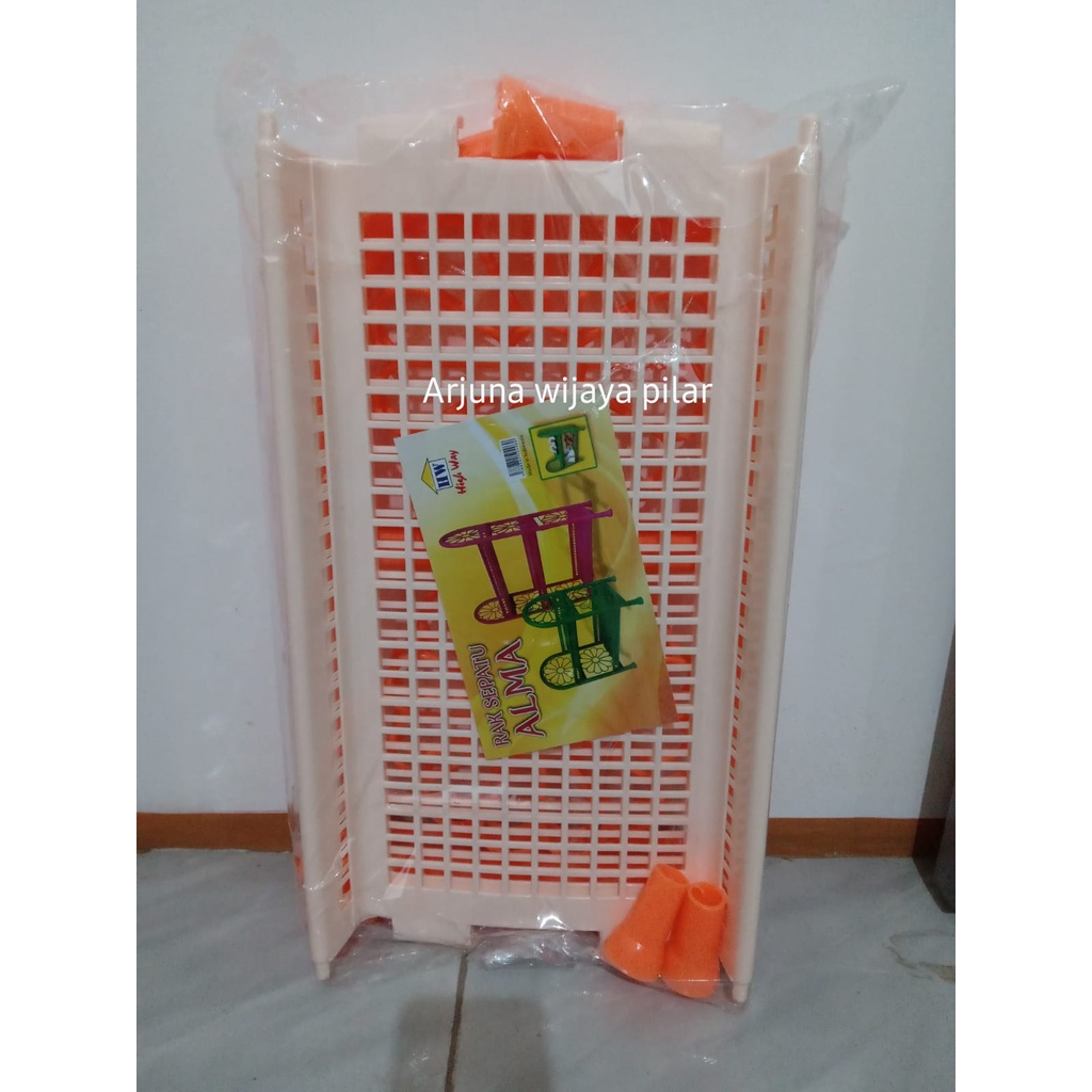 Rak Sepatu serbaguna susun 2 ALMA (terbaru) +Bubblewrap