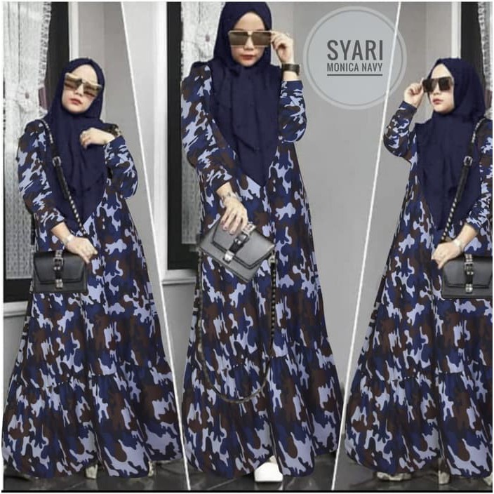 (Promo) Set Syari Polos Maxmara Lux Anayah Real Pic Haji Umroh Gamis Syari Hijab Syari Bahan Lembut