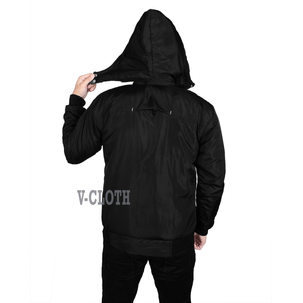 Jaket motor outdoor pria waterproof anti air