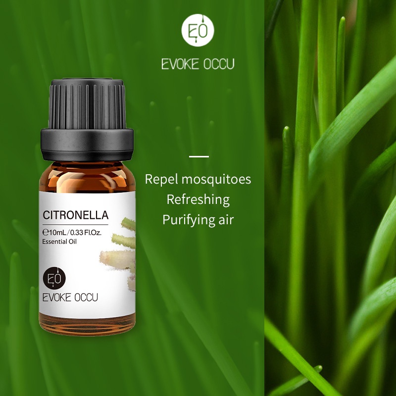 Evoke Occu - Citronella 10ml Essential Oil Minyak Aroma Terapi Diffuser Humidifier Natural Relax Fresh Candle Soap Bath Aromatherapy