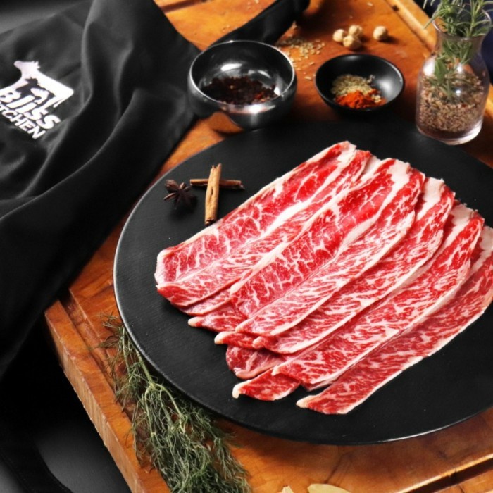 

NATUREFOOD DAGING SAPI YAKINIKU BONELESS SHORTRIBS BLACK ANGUS AUS