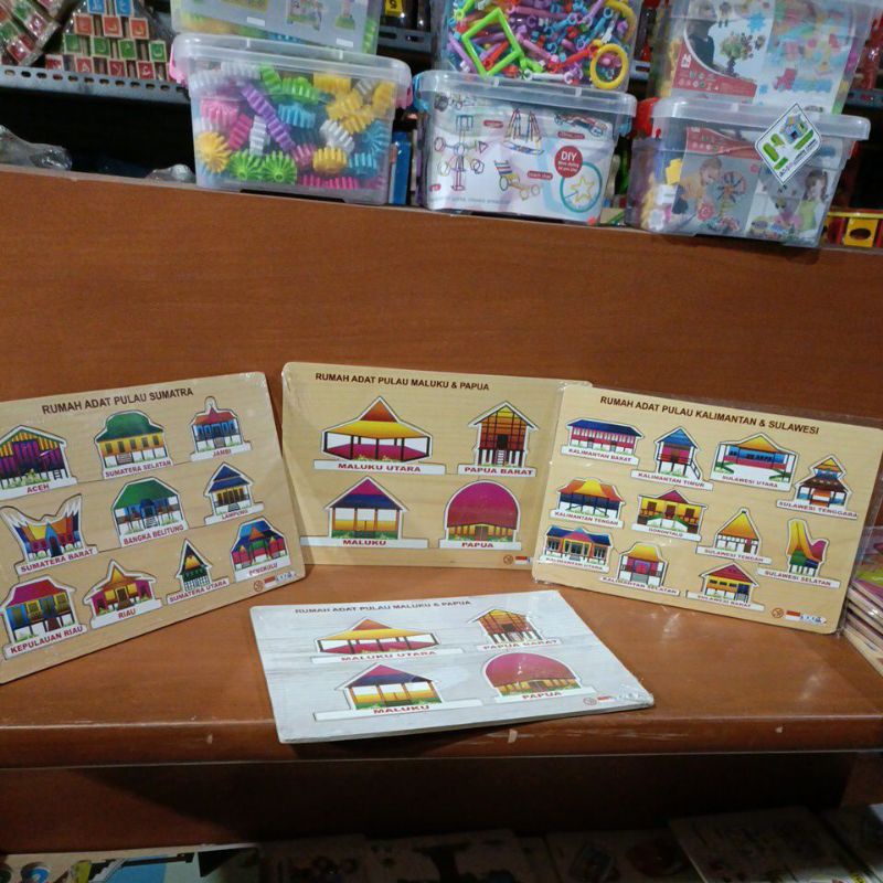Puzzle Rumah Adat Indonesia