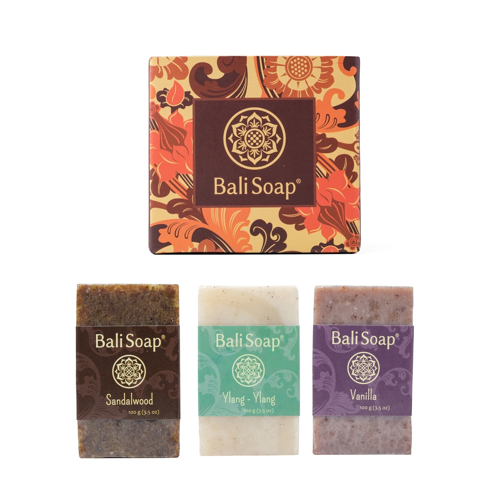 Paket Bali Soap's Orange Mix 3 Collection Souvenir from Bali