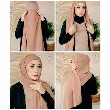 Pasmina Plus Inner 2in1 Diamond-Pasmina Instan Plus Daleman Jadi Satu- Hijab Instan Ukur 170