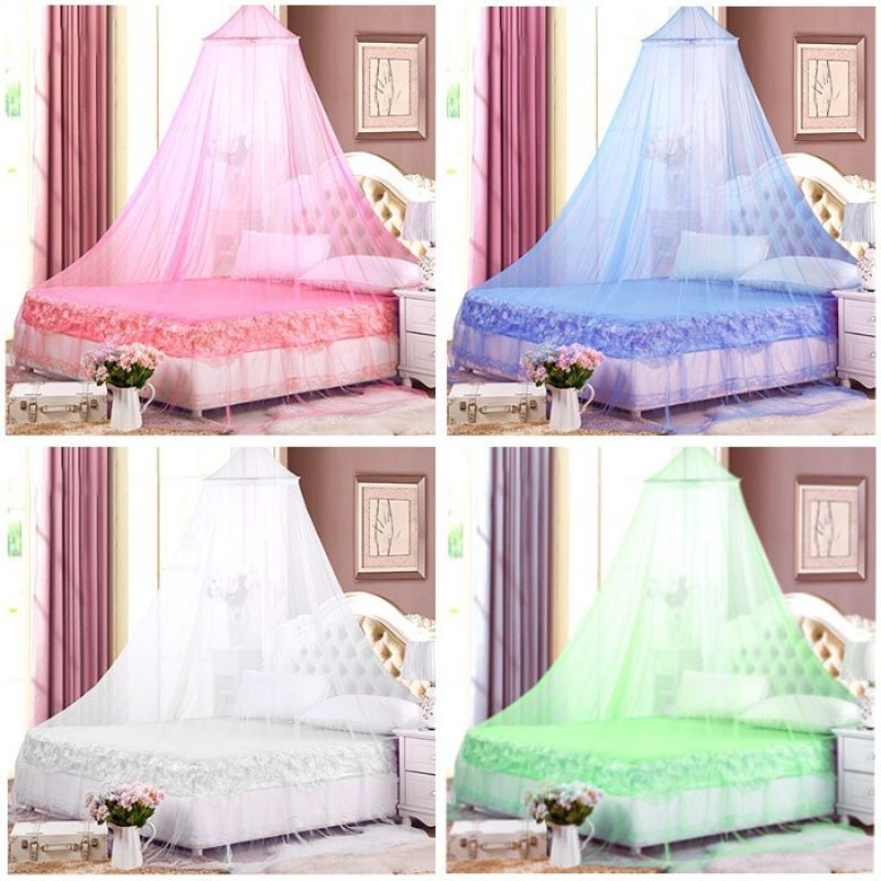 KELAMBU GANTUNG BULAT / TIRAI KASUR ANTI NYAMUK DAN SERANGGA // KELAMBU KASUR.