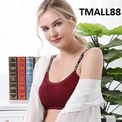 ♥TMALL88♥ COD Hot Sale Bra Wanita Model Tanpa Kawat Dengan Bahan Halus Sexy
