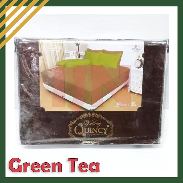 Sprei VALLERY Quincy Ukuran 180x200 King Size Tinggi 30 Polos Halus Adem Murah Grosir
