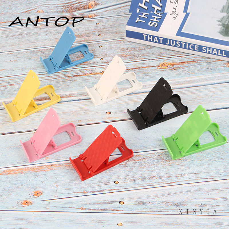 Stand Holder/dudukan Ponsel/tablet Universal Model Lipat Gaya Simple Portabel Untuk Iphone/android ANTOP