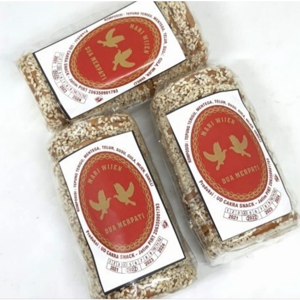 

Biskuit Snack Marie Wijen Dua Merpati 130 g isi 10