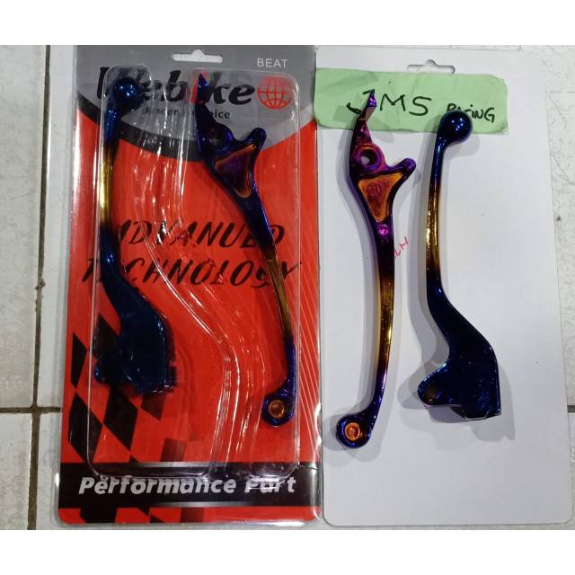 Handle rem pegangan rem kiri kanan 2 tone non cbs honda beat-vario 110 lama