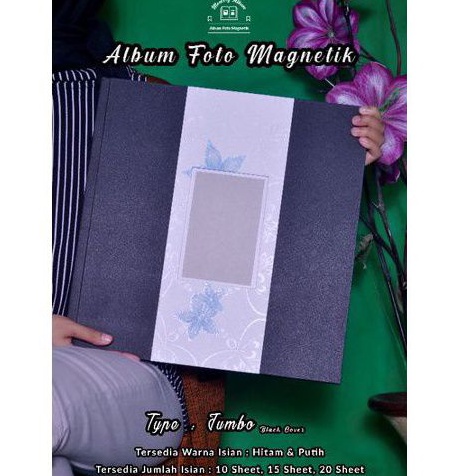 Album Foto Magnetik Jumbo 20 Sheet Hitam