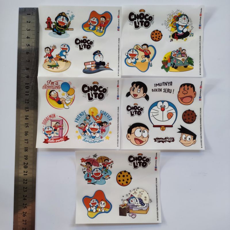

Stiker Doraemon Choco Lito