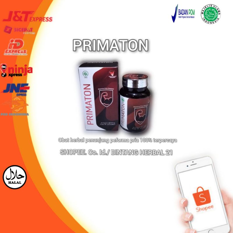 Primaton asli original obat herbal dan obat tahan lama 100% asli