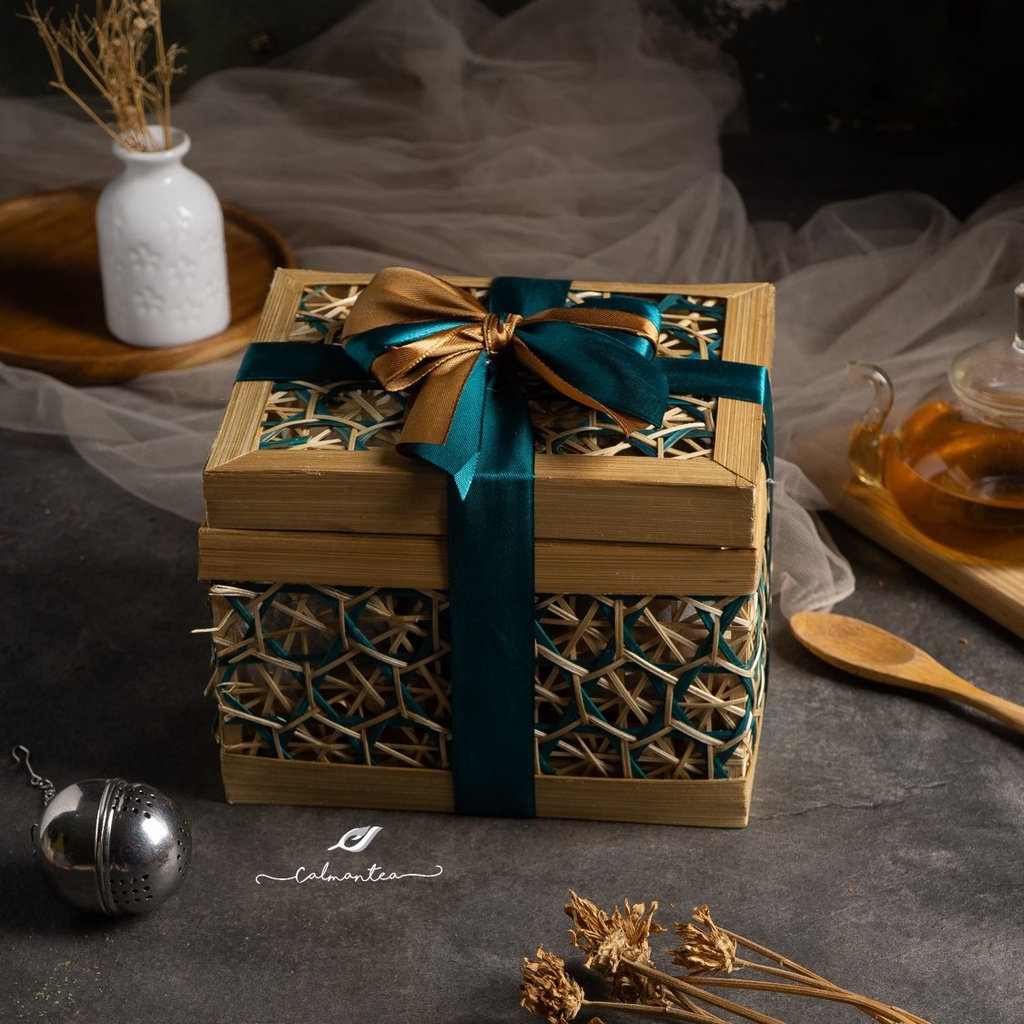 

Gift Set | Kado Pernikahan dan Ultah, Hampers Teh Premium- Bamboo Series