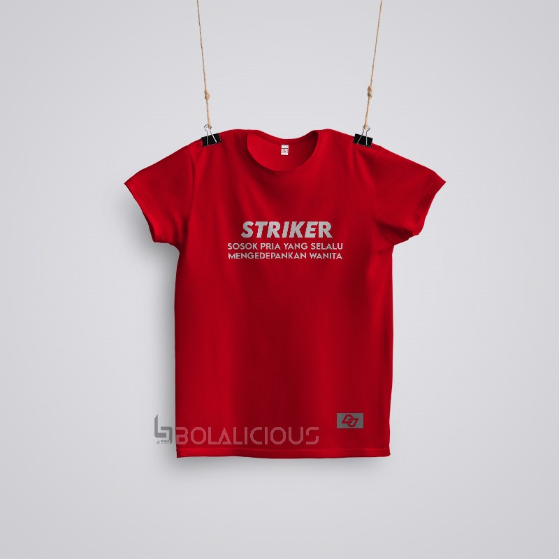 Kaos Duanjon Striker T-Shirt Kata-Kata Kaos Distro Anakgawang