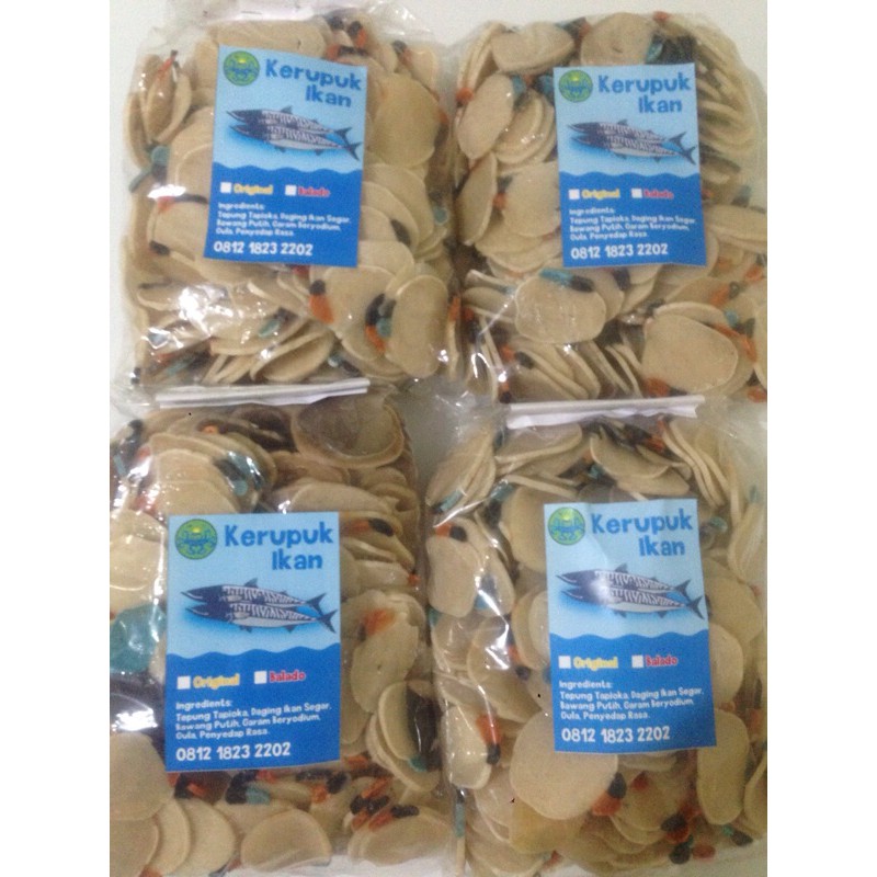 

kerupuk ikan warna