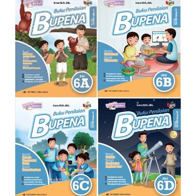 

PAKET BUPENA (BK. PENILAIAN) KLS 6 ABCD / K13N Star Seller Termurah