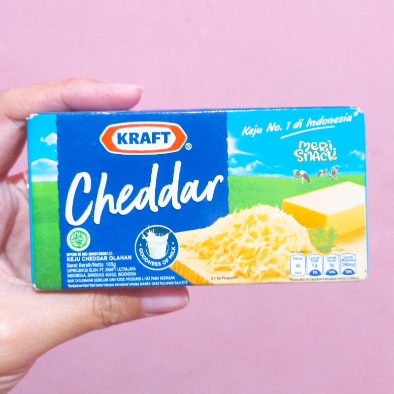 

Kraft Cheddar 150gr / Cheese / Keju