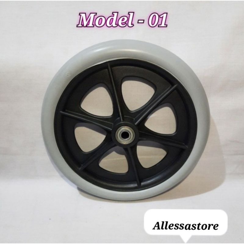 roda 8 inch kursi roda &quot;diameter full 20 cm&quot;