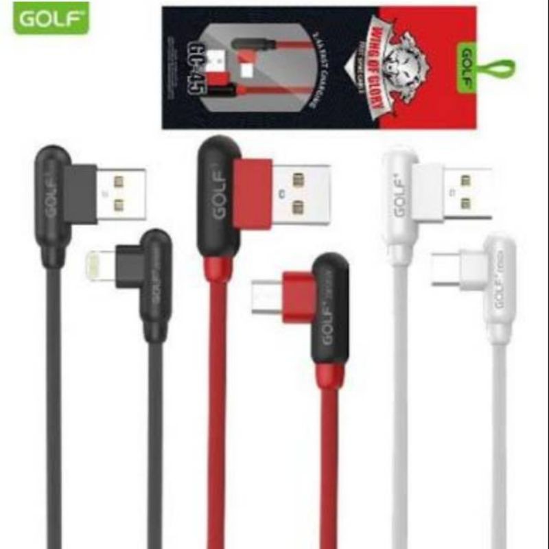 Kabel Data Micro USB Golf King Of Glory 2,4A Fast Charging Micro USB