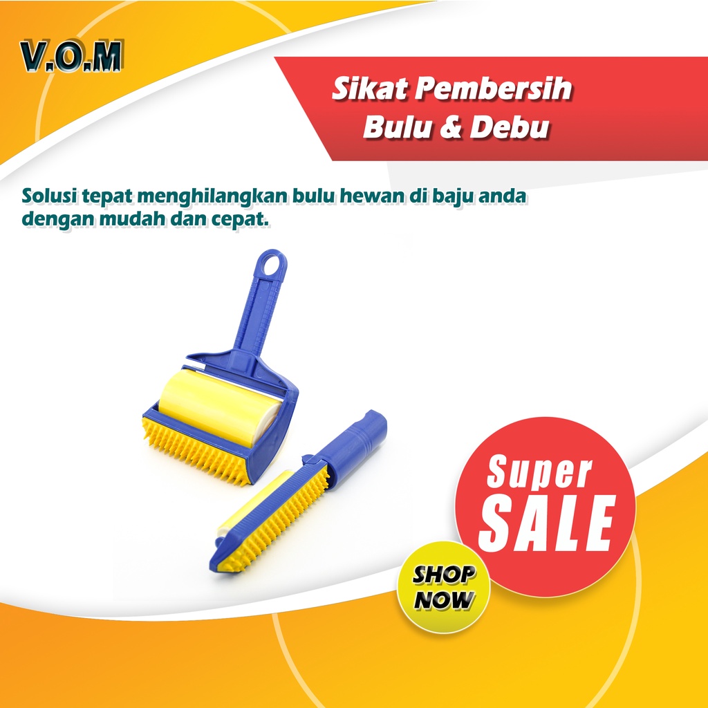 Stick Bud Lint Roller / Sikat Pembersih Bulu &amp; Debu