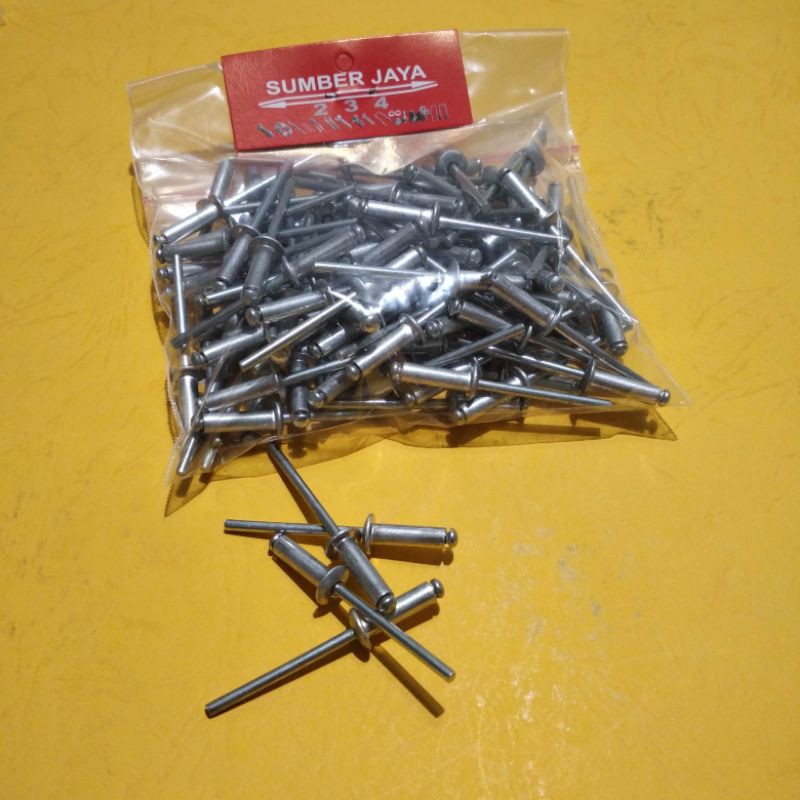 Jual Paku Rivet Diameter X Mm Isi Indonesia Shopee Indonesia