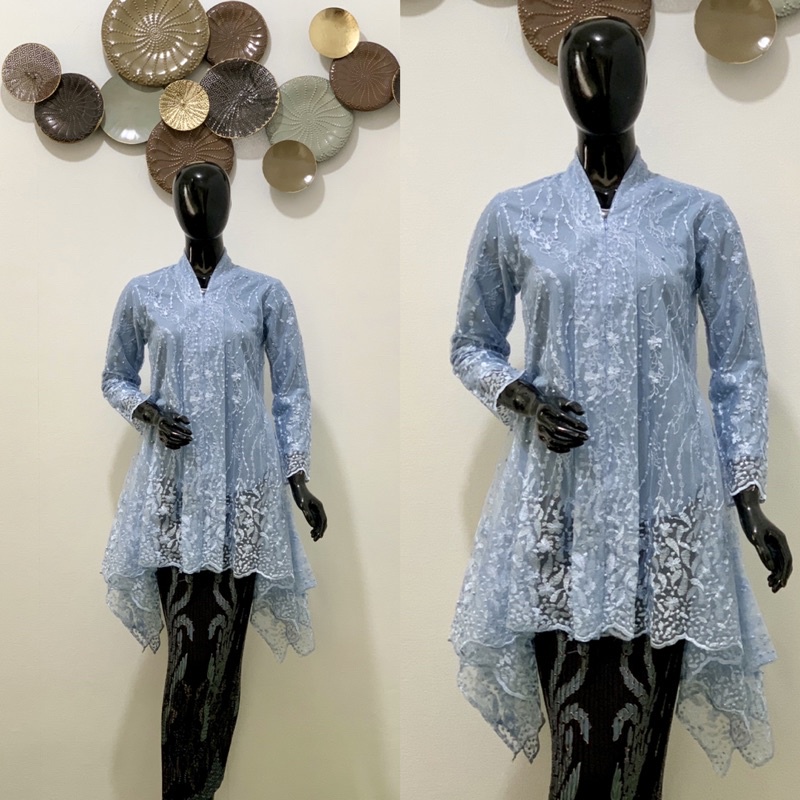 kebaya kartini TuLE waka / kebaya modern / Kebaya remaja / Kebaya ocean / Kebaya bali / Kebaya wisuda / Kebaya brukat-1