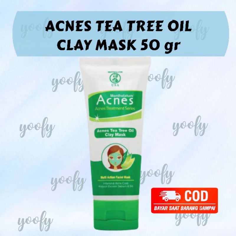 ACNES TEA TREE OIL CLAY MASK 50 GR / CLAY MASK ACNES / MASKER ACNES