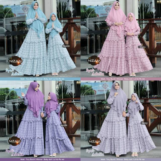 SETELAN COUPLE MOM KIDS TORRYBRUNCH SYARI ADELIA BY NIZAM