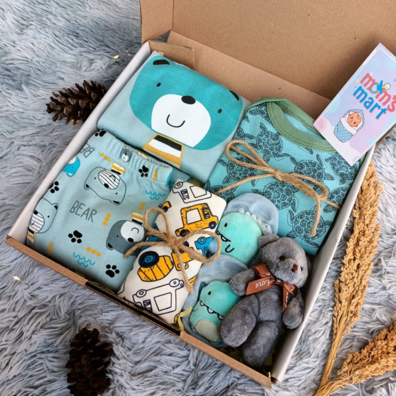 HAMPERS BAYI HADIAH KADO LAHIRAN BABY GIFT SET BOY & GIRL-Paket95000