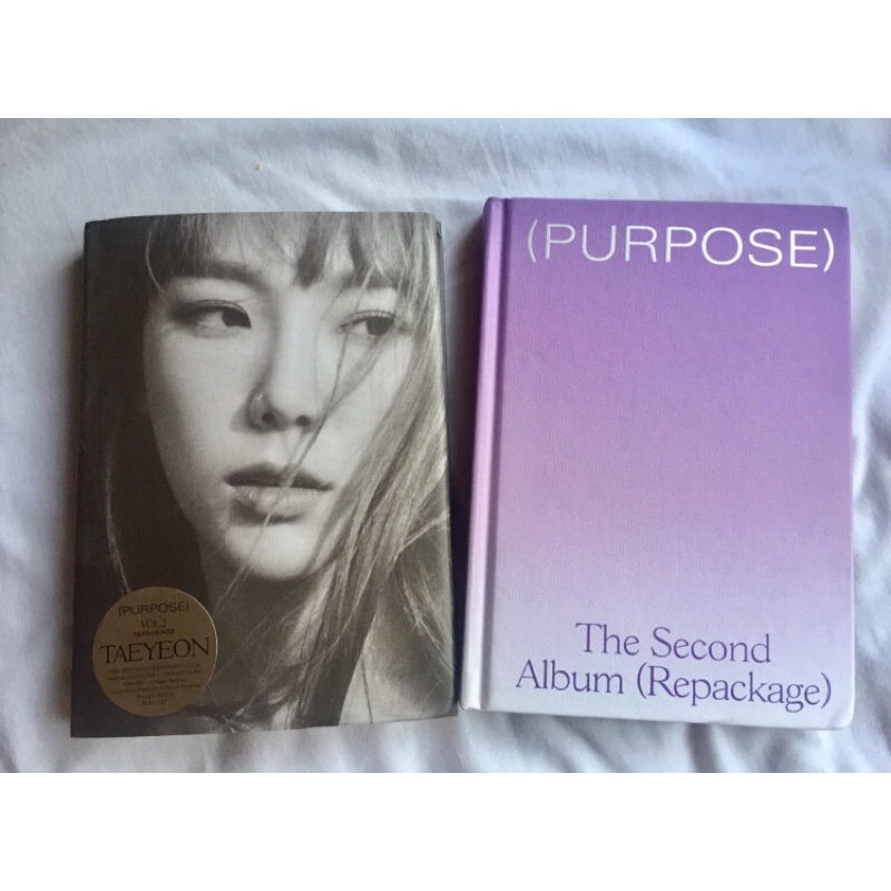 BOOKED Album Only Taeyeon Purpose Repackage Purple