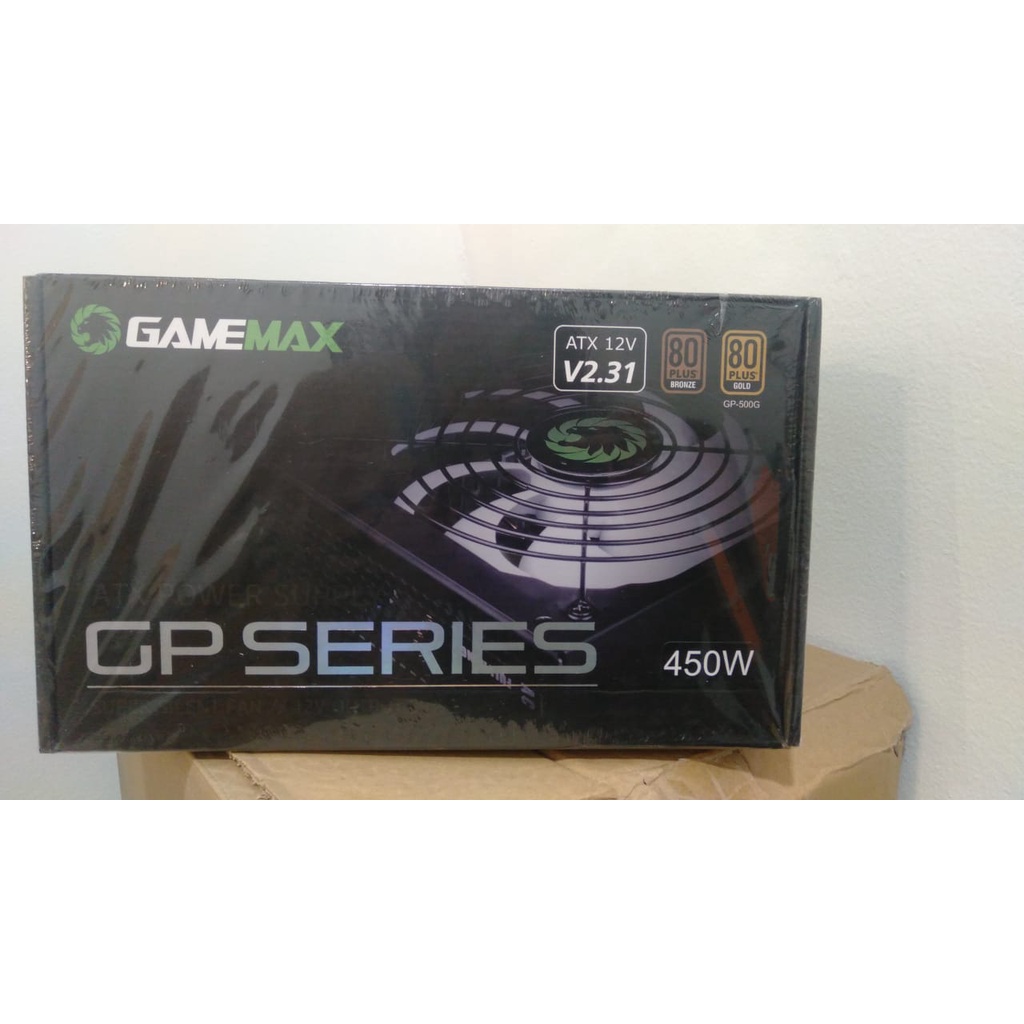 GAMEMAX PSU 450W GP-450 - 80+ Bronze Certified (PSU GAMING)