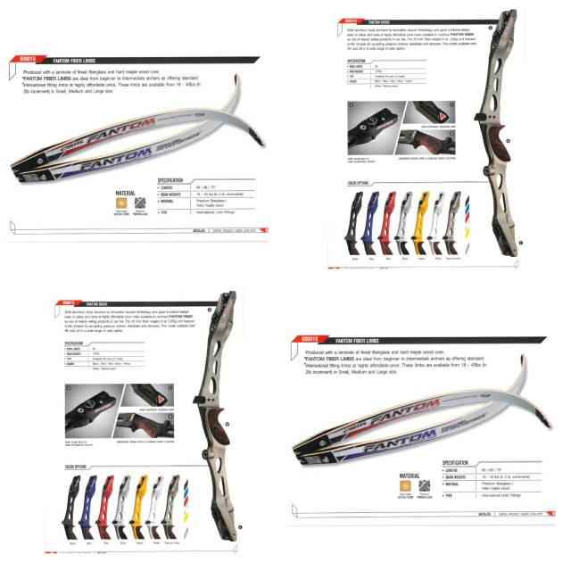 CARTEL FANTOM ILF Recurve Bow set - Busur Panah Recurve ILF