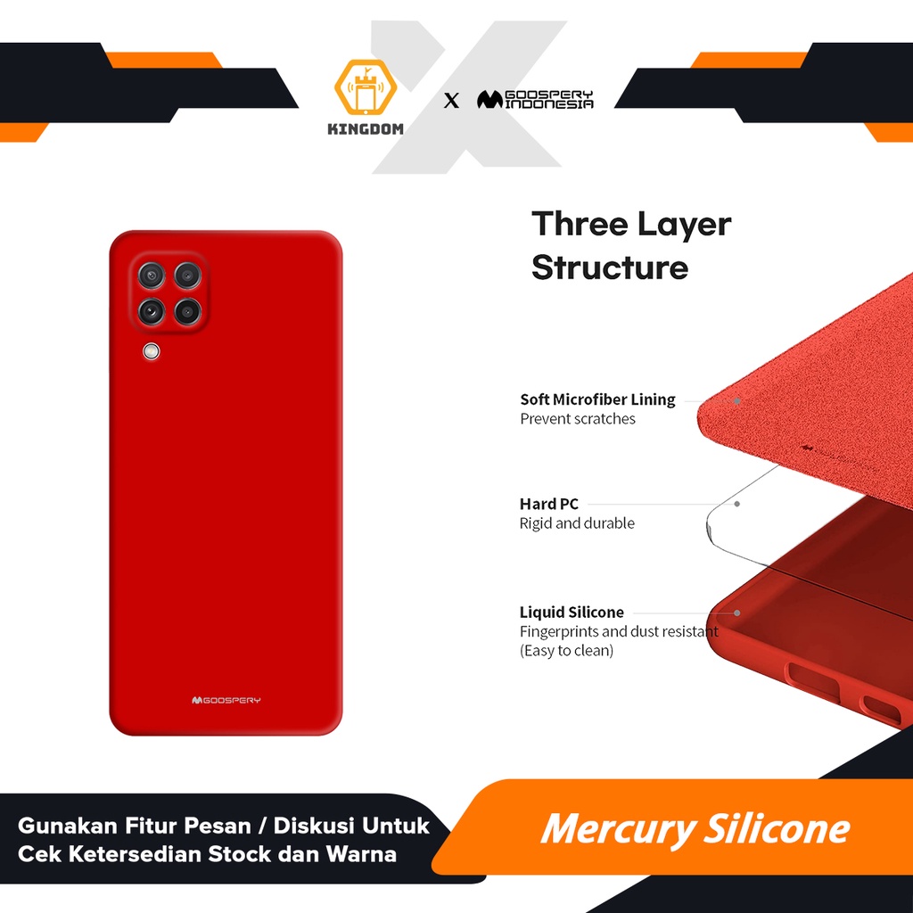 GOOSPERY Samsung Galaxy A22 4G A225 Mercury Silicone Case