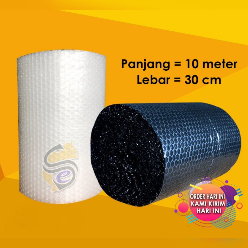 Bubblewrap 10 meter x 30 cm bubble wrap plastik bubble tebal premium bubble wrap