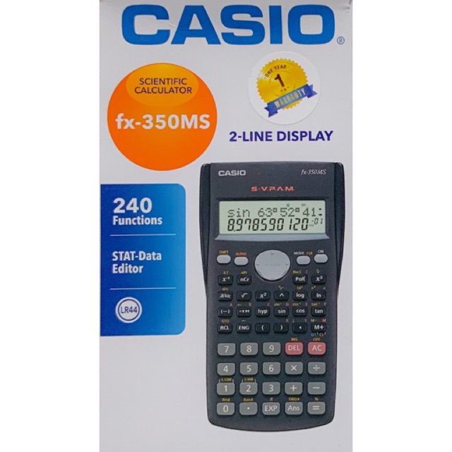 Jual Kalkulator Scientific Casio Fx 350ms Indonesia Shopee Indonesia