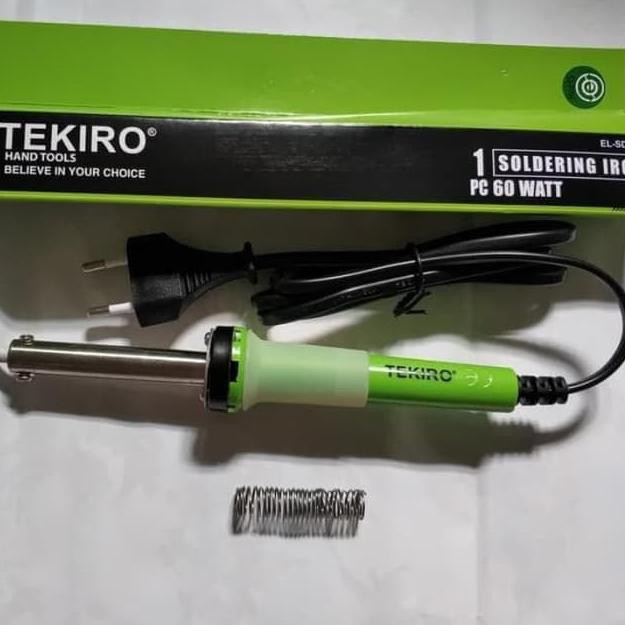 TEKIRO SOLDERING IRON 60 watt Tekiro SOLDER 60W Tekiro EL-SD1772 Soldering Listik