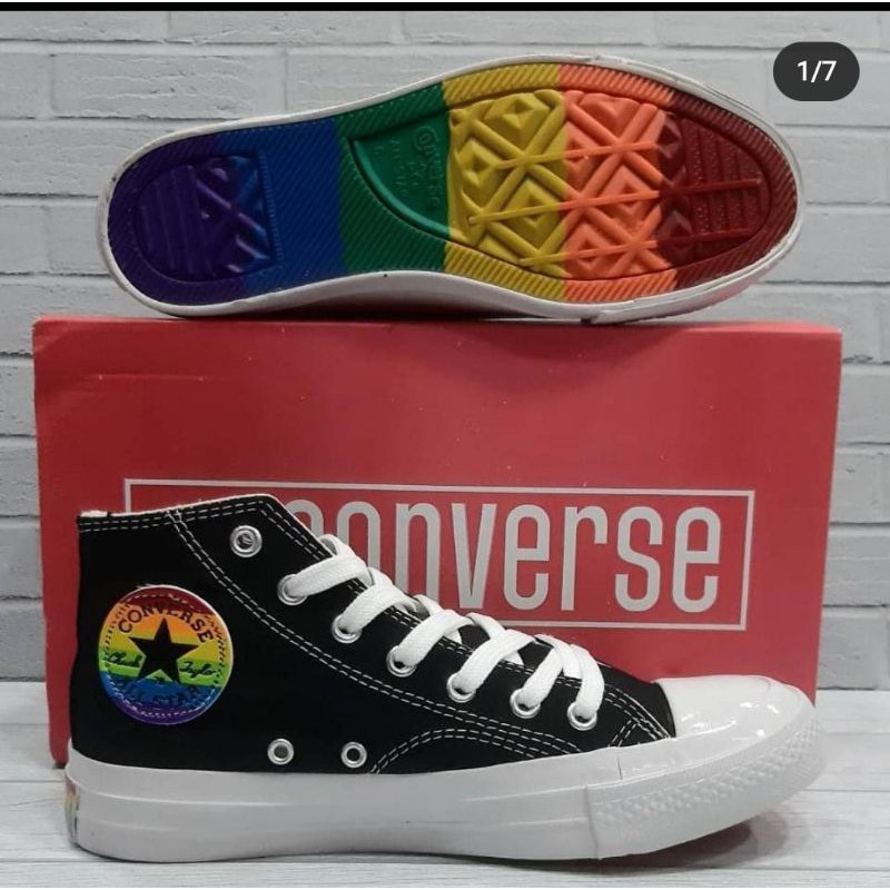 SEPATU CONVERSE / SEPATU CONVERSE HIGH RAINBOW