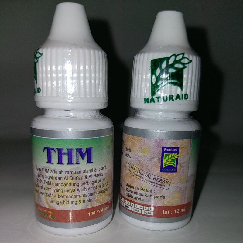 herbal tetes telinga mata dan hidung thm naturraid  asli