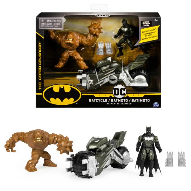 The caped crusader Batcycle and batmoto