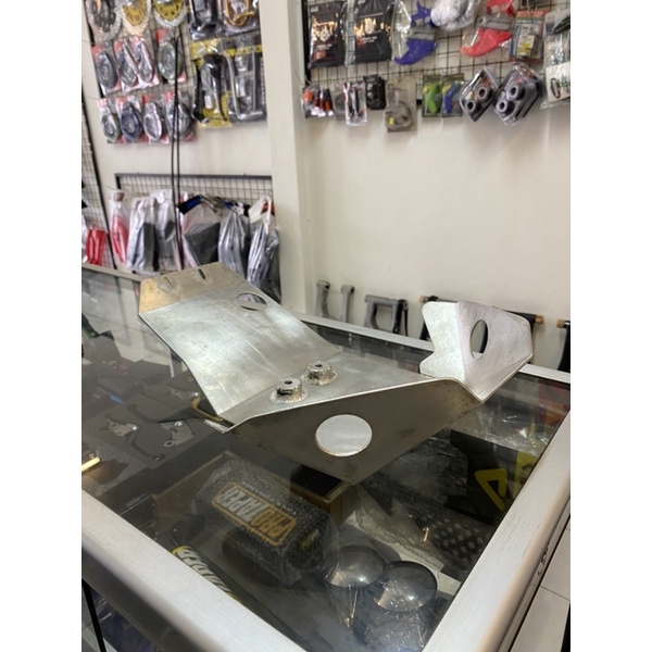 Engine Guard Pelindung Mesin KLX / DTX 250 Besi Alumunium