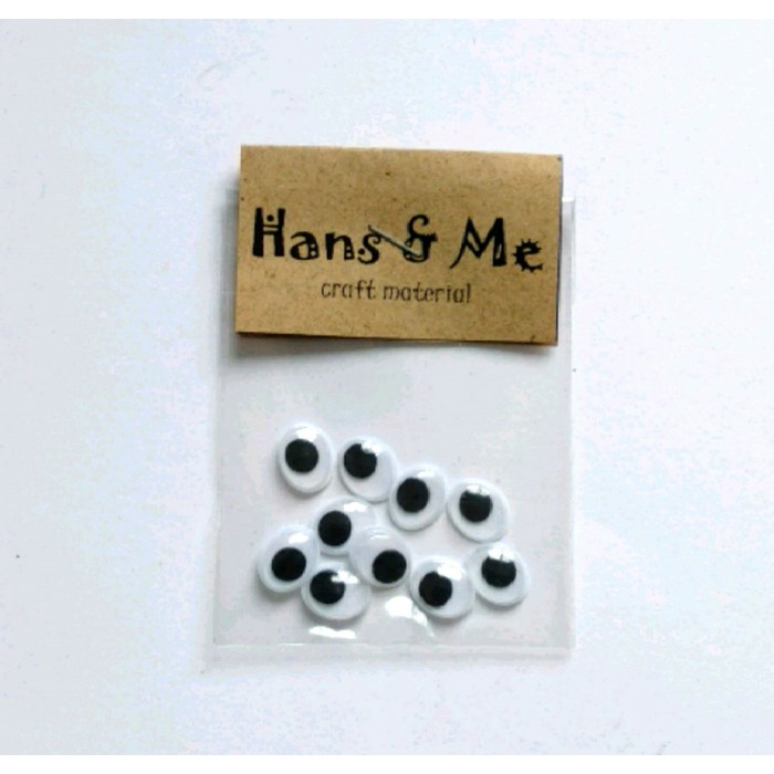 Mata Boneka Oval 8*10mm