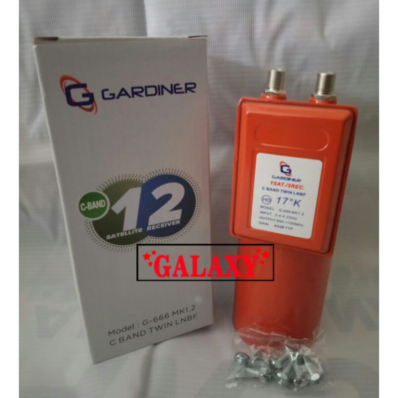 LNB C Band 2 Out Gardiner 1in2 Dual Satelit CBand